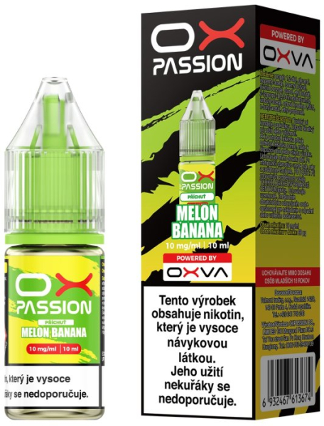 Liquid OXVA OX PASSION Salts Melon Banana 10ml
