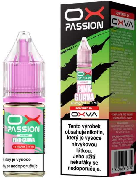 Liquid OXVA OX PASSION Salts Pink Guava 10ml