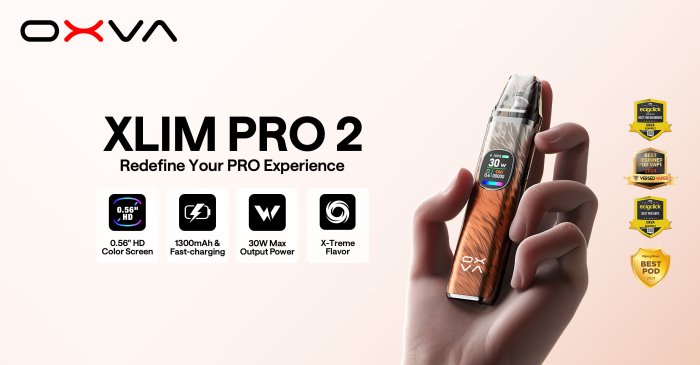 OXVA Xlim Pro 2 elektronická cigareta 1300mAh Ocean Blue