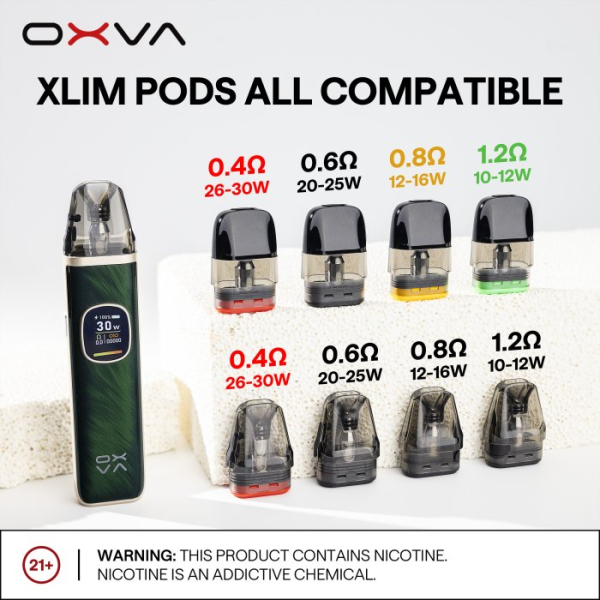 OXVA Xlim Pro 2 elektronická cigareta 1300mAh Rose Pink