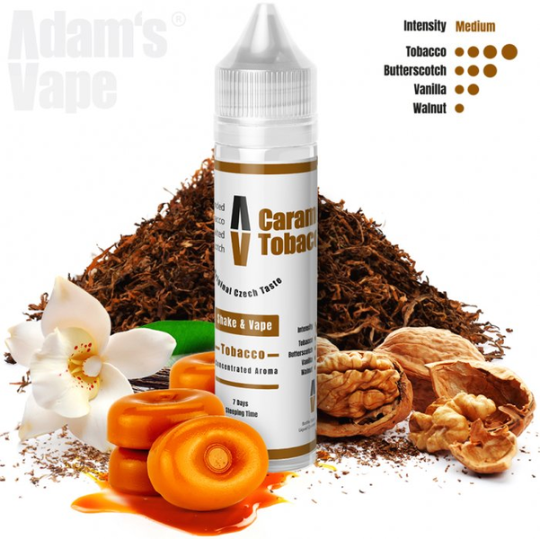 Příchuť Adam´s Vape Shake and Vape 12ml Caramel Tobacco