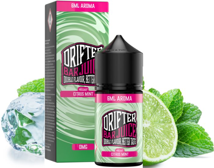 Příchuť Drifter Bar Juice S&V 6ml Citrus Mint